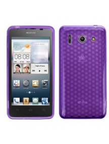 Funda TPU Huawei Ascend G510 lila diamante