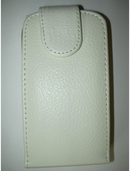 Funda solapa Huawei Ascend Y210 blanca