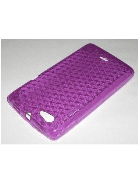 Funda TPU Sony Ericsson ST23i Xperia Miro lila