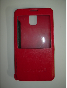 Funda libro Samsung N9005 Note 3 roja