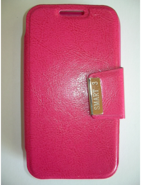 Funda libro Alcatel VF975 Vodafone Smart 3 rosa