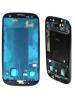 Carcasa frontal Samsung Galaxy S3 i9300 negra con flex y botones