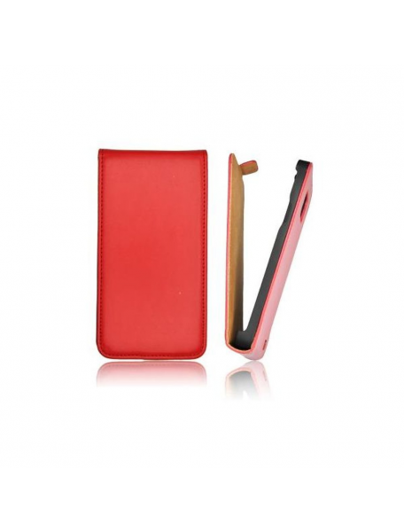 Funda solapa Forcell Slim iPhone 5c roja