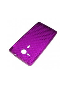 Funda TPU Sony Ericsson M35h Xperia SP C5303 lila