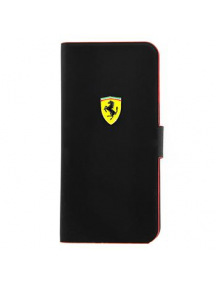 Funda libro Ferrari Montecarlo iPhone 5C negra FESCRUFLHPMBL