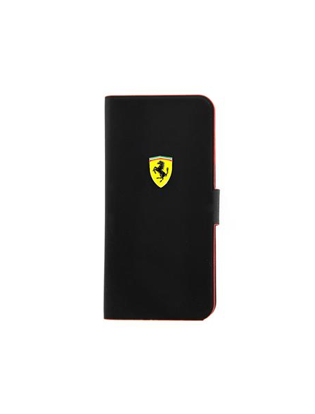 Funda libro Ferrari Montecarlo iPhone 5C negra FESCRUFLHPMBL