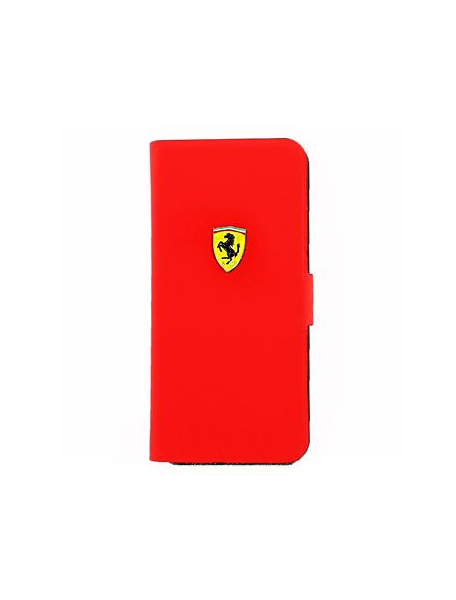 Funda libro Ferrari Montecarlo iPhone 5C roja FESCRUFLHPMRE