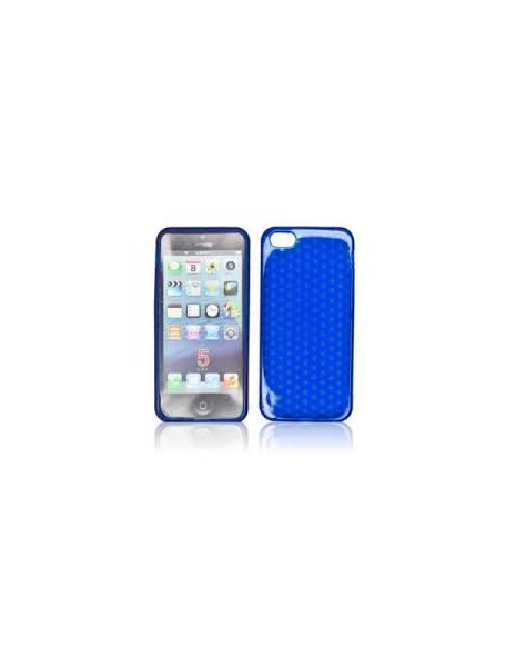 Funda TPU diamante Iphone 5c azul