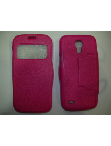 Funda libro Samsung Galaxy S4 mini i9190 - i9195 rosa