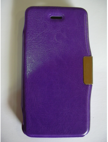 Funda libro Apple iPhone 5 5S lila