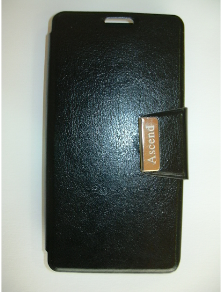 Funda libro Apple iPhone 4 - 4S negra con solapa metalica