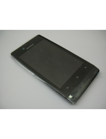 Display completo Sony Xperia Miro ST23i negro