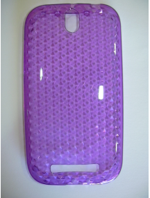 Funda TPU HTC One SV lila