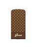 Funda solapa Guess GUFLP5PEC iPhone 5 - 5S marrón