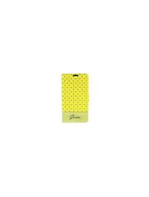 Funda libro Guess GUFLBKS4PEY Samsung Galaxy S4 i9500 amarilla