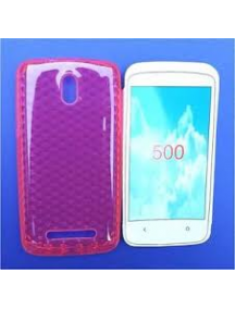 Funda TPU HTC Desire 500 rosa