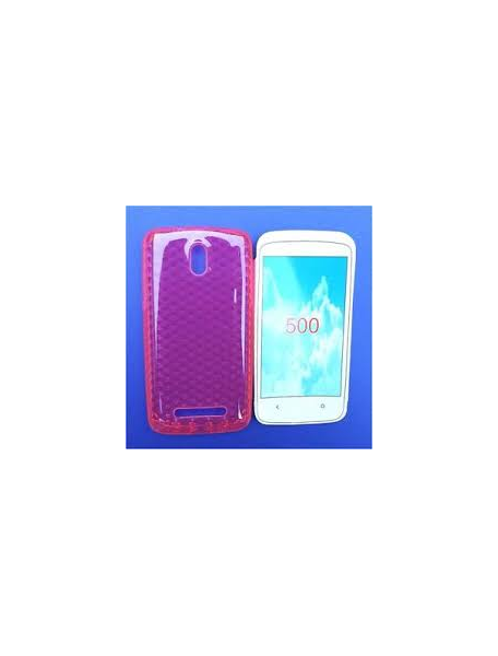 Funda TPU HTC Desire 500 rosa