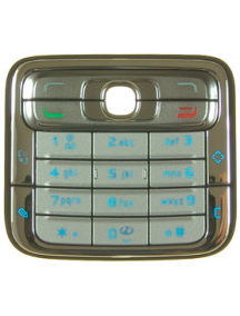 Teclado Nokia N73 Plata