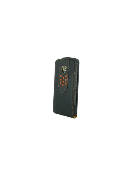 Lamborghini funda solapa piel superleggera-d2 iphone 5 negra