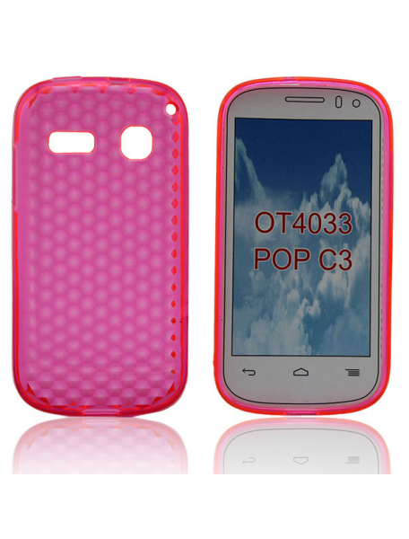 Funda TPU Alcatel Pop C3 4033 rosa