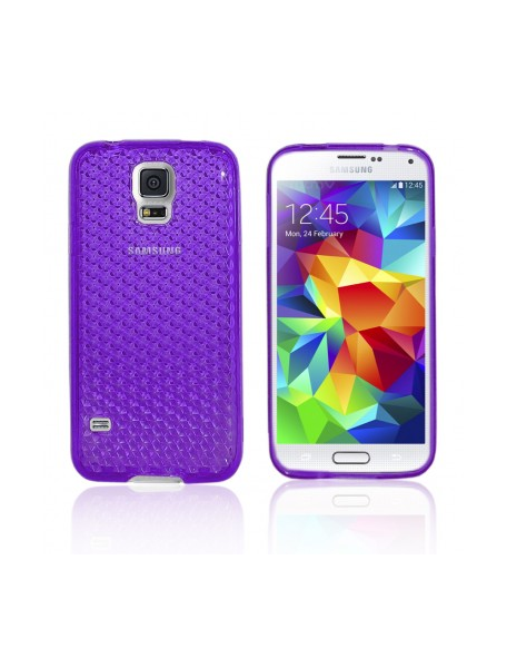 Funda TPU Samsung Galaxy S5 G900 lila