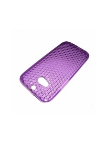 Funda TPU HTC One M8 lila