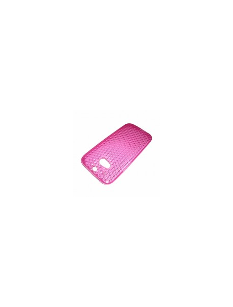 Funda TPU HTC One M8 rosa