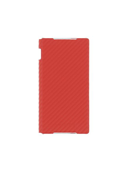 Funda libro Sony SMA5141CR Xperia Z2 D6503 carbono roja