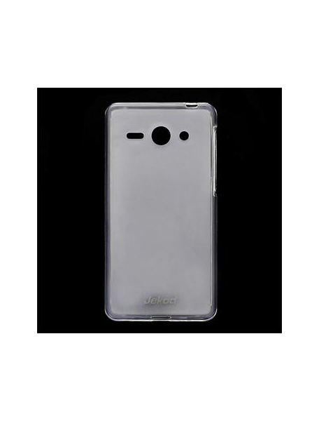 Funda TPU + lámina de disp. Jekod Huawei Y530 blanca