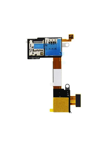 Cable flex de lector de SIM - micro SD Sony Xperia M2 D2303