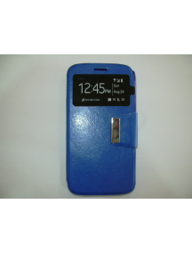 Funda libro TPU S-view Alcatel Pop C1 4015X azul