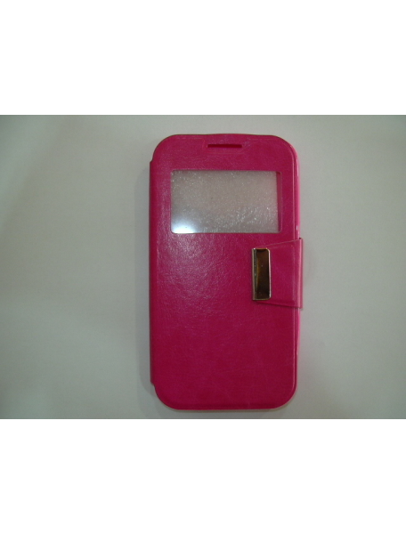 Funda libro S-View Samsung Galaxy Alpha G850 rosa