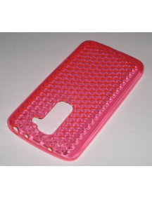 Funda TPU LG G2 mini D620 rosa diamante
