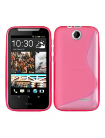 Funda TPU S-case HTC Desire 310 rosa