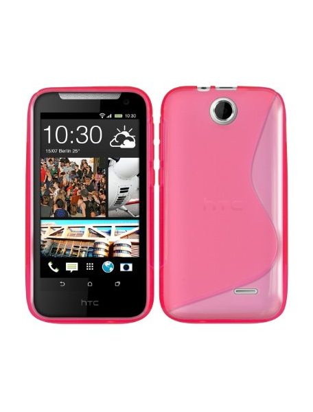 Funda TPU S-case HTC Desire 310 rosa