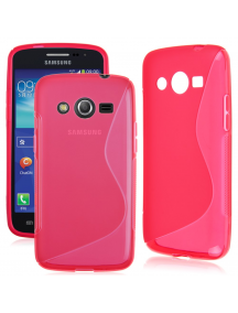 Funda TPU S-case Samsung Galaxy Core 4G G386F rosa