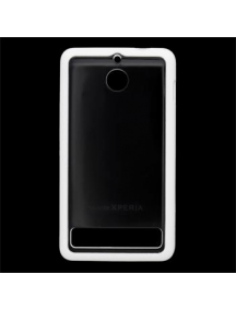 Funda TPU Sony SMA4142W Xperia E1 D2005 blanca