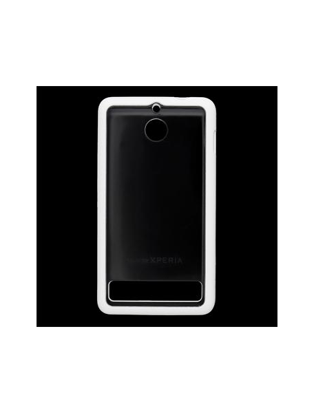 Funda TPU Sony SMA4142W Xperia E1 D2005 blanca