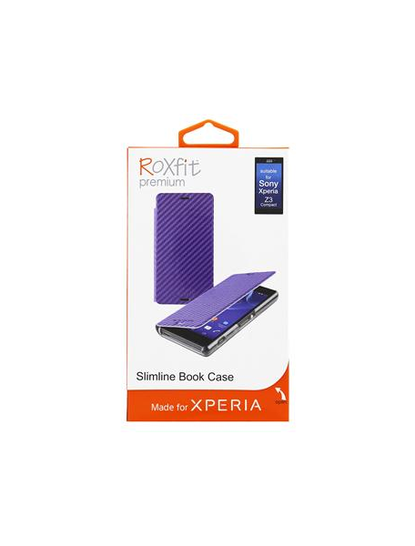 Funda libro Sony SMA5150PU Xperia Z3 Compact D5803 morada