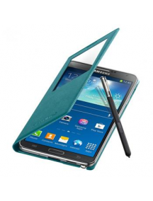 Funda libro S-view Samsung EF-CN900BL Galaxy Note 3 N9005 azul v