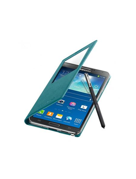 Funda libro S-view Samsung EF-CN900BL Galaxy Note 3 N9005 azul v