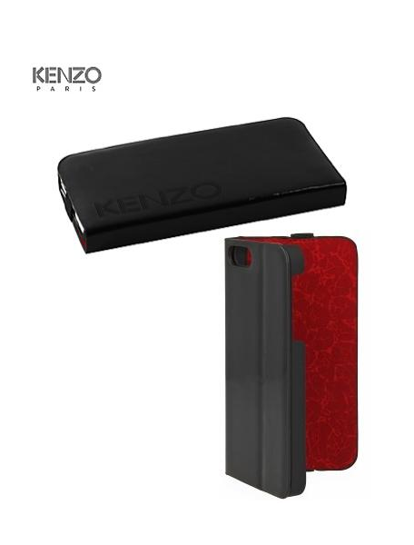 Funda libro Kenzo Glossy Black iPhone 5 - 5S