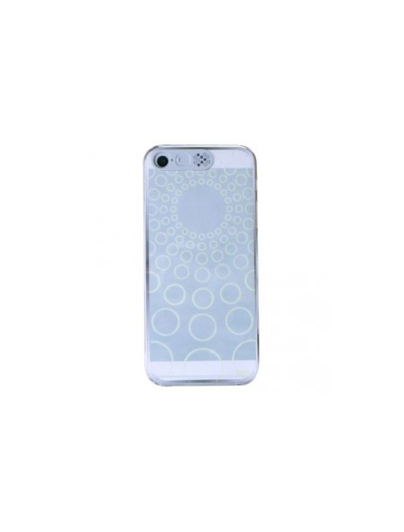 Funda trasera Noosy Clear Circles iPhone 5 - 5S transparente
