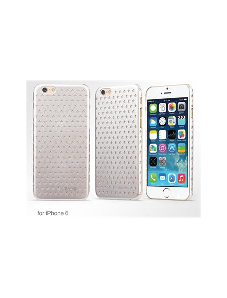 Funda protectora Usams Twinkle Stars iPhone 6 plata