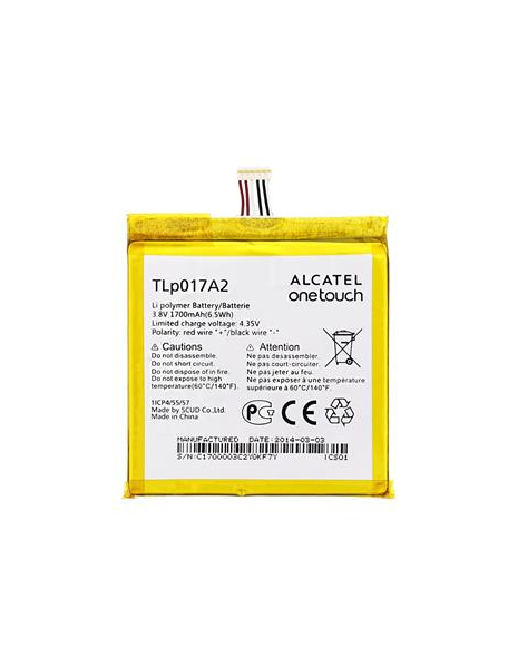 Batería Alcatel CAC1700007C2 TLp017A2