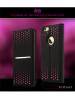 Funda Usams libro Groove Series iPhone 6 Plus negra/rosa