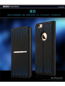 Funda Usams libro Groove Series iPhone 6 Plus negra/azul