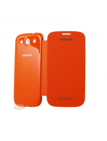 Funda libro Samsung EFC-1G6FOE Samsung Galaxy SIII i9300 naranja