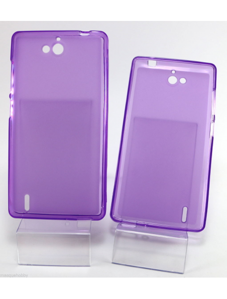 Funda TPU Huawei Ascend G740 lila