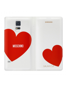 Funda libro Samsung Galaxy S5 G900 Moschino EF-WG900RRE